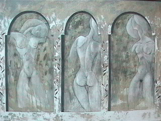 "Specter Series, Three Nudes"